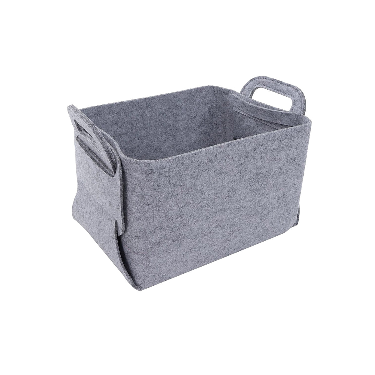 Cesta de Almacenamiento de Fieltro Plegable | Organizador Multiusos Gris Antracita - Sweet Home