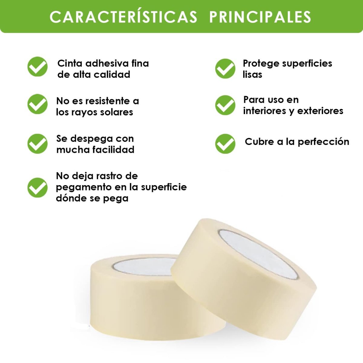 Cinta de Carrocero para Pintar y Enmascarar - Sweet Home