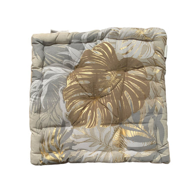 Cojín De Suelo Estampado Dorado 45cm - Sweet Home