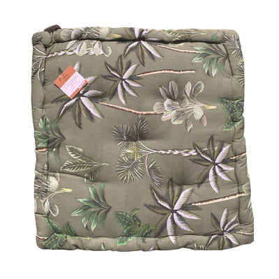 Cojín De Suelo Estampado Palmeras Verde 45cm - Sweet Home