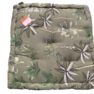 Cojín De Suelo Estampado Palmeras Verde 45cm - Sweet Home