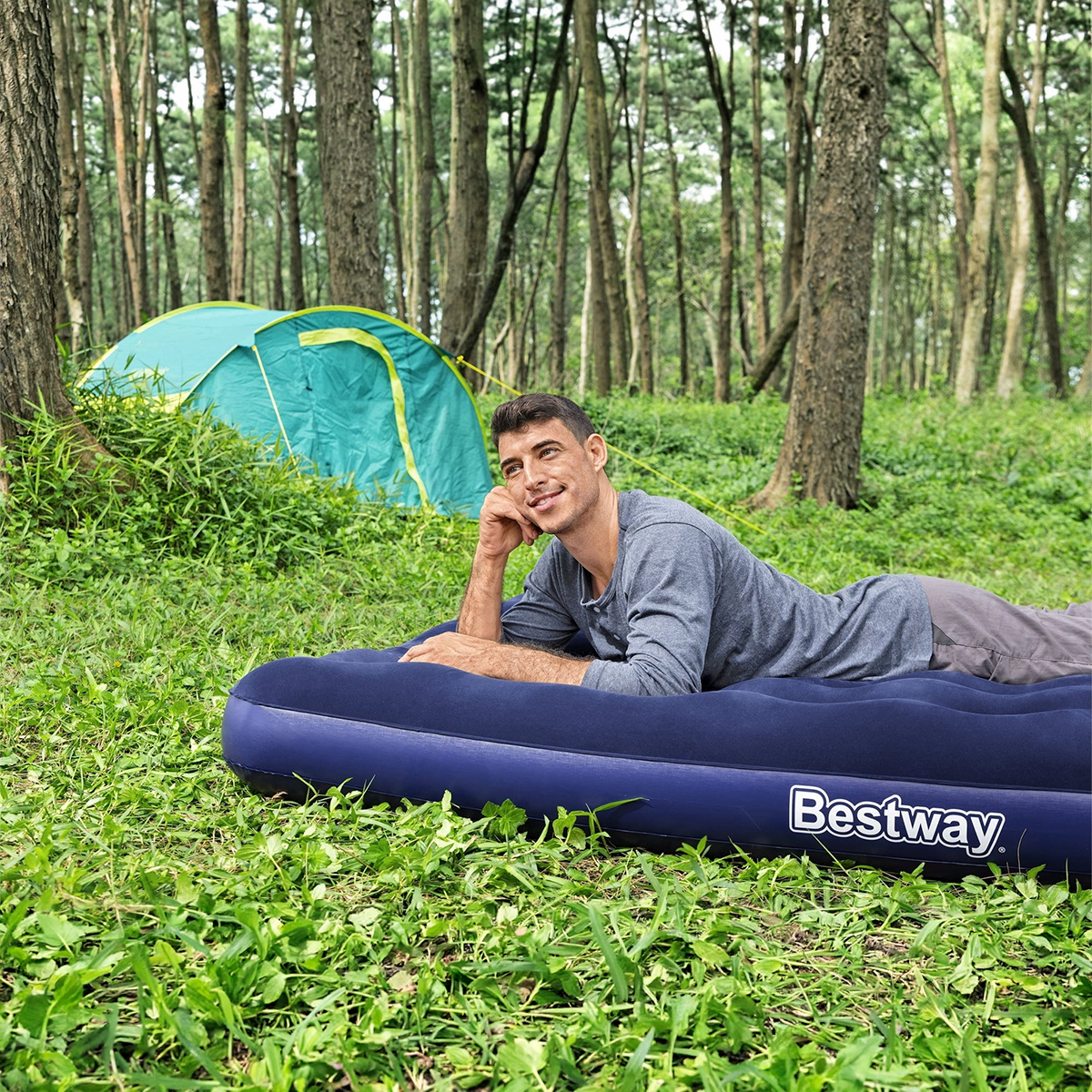 Colchón Hinchable Doble Bestway (203x152x22 cm) - Sweet Home