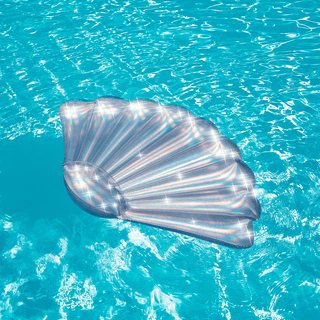 Colchoneta Hinchable Iridiscente Bestway | Efecto Brillo para Playa y Piscina - Sweet Home