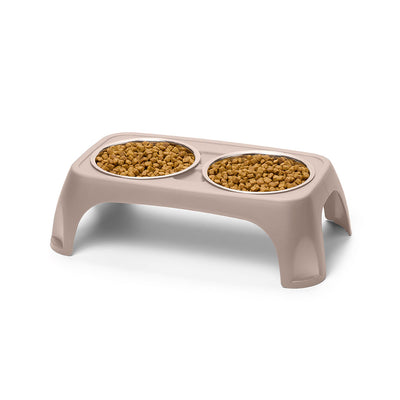 Comedero Elevado Doble para Perros y Gatos