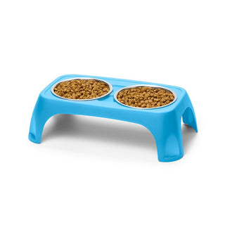 Comedero Elevado Doble para Perros y Gatos - Sweet Home