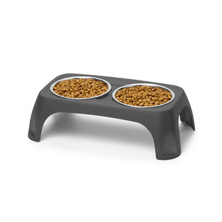 Comedero Elevado Doble para Perros y Gatos - Sweet Home