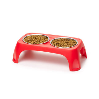 Comedero Elevado Doble para Perros y Gatos - Sweet Home