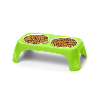 Comedero Elevado Doble para Perros y Gatos - Sweet Home