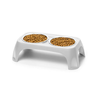 Comedero Elevado Doble para Perros y Gatos - Sweet Home