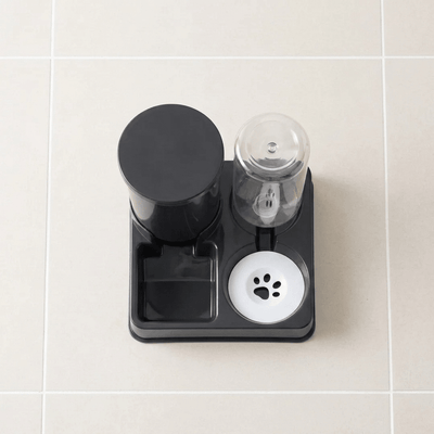 Comedero y bebedero para mascotas 2 en 1 con dispensador de agua y alimento Alimentadores automáticos - Sweet Home