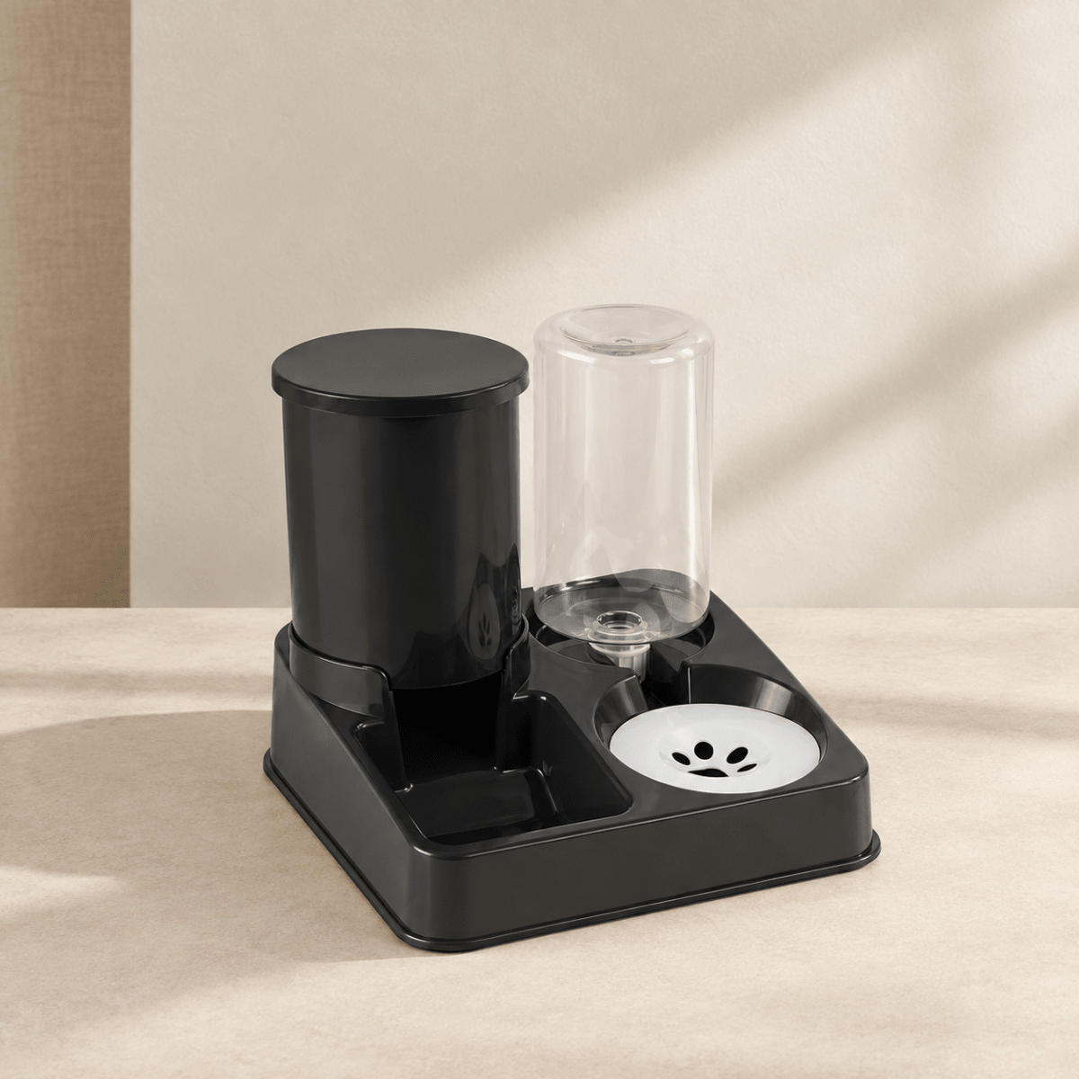 Comedero y bebedero para mascotas 2 en 1 con dispensador de agua y alimento Alimentadores automáticos - Sweet Home