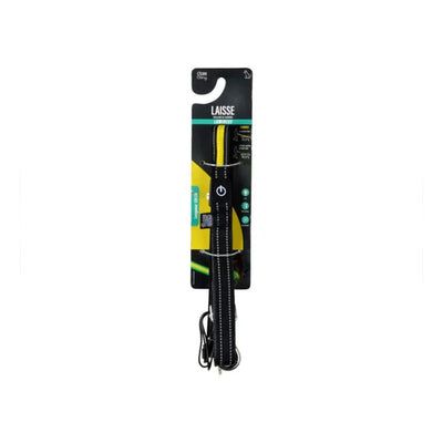 Correa LED para Perro Luz Amarilla 120 cm – Recargable USB, Alta Visibilidad Nocturna - Sweet Home