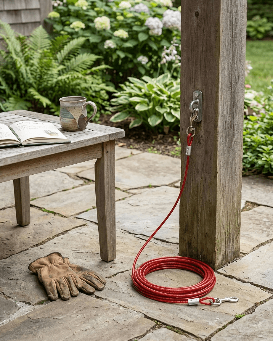 Correa Para Perros Ultra Resistente 6m Cable Acero Perros Correas para mascotas accesorios para perros - Sweet Home
