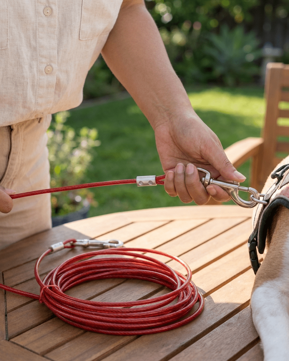 Correa Para Perros Ultra Resistente 6m Cable Acero Perros Correas para mascotas accesorios para perros - Sweet Home