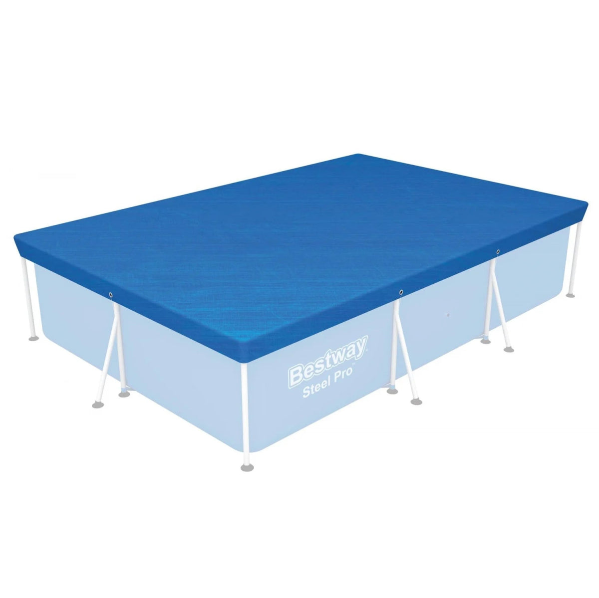 Cubierta para piscina 304x205 cm - Azul - Sweet Home