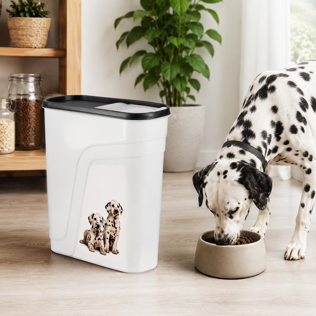 Dispensador de Pienso para Mascotas 4L - Perro y Gato