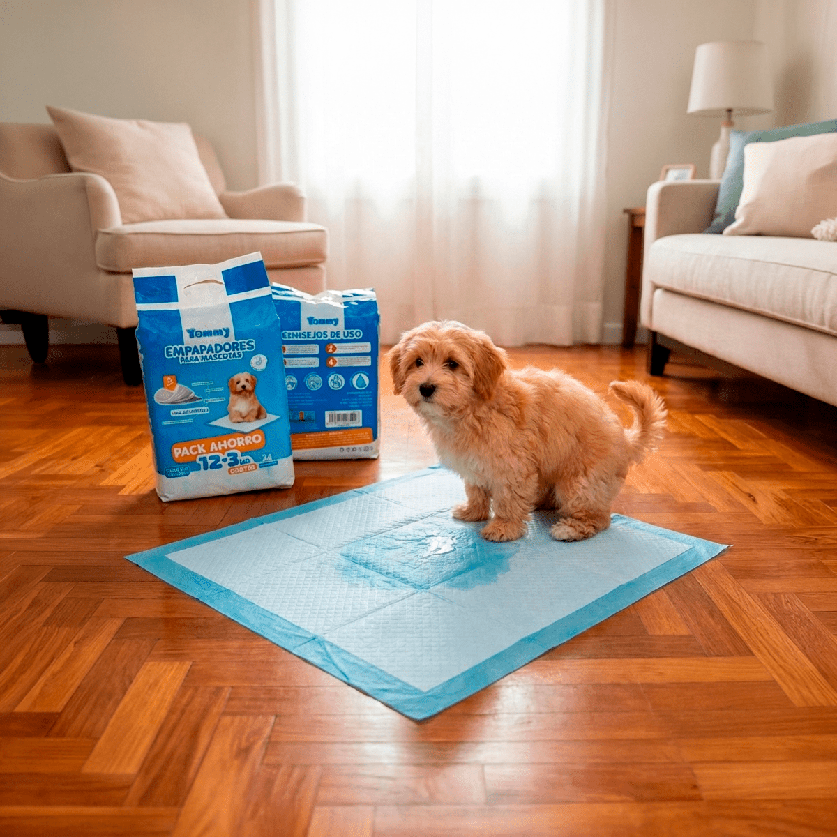 Empapadores para Mascotas 40x50cm | Absorbentes y Desechables - Sweet Home