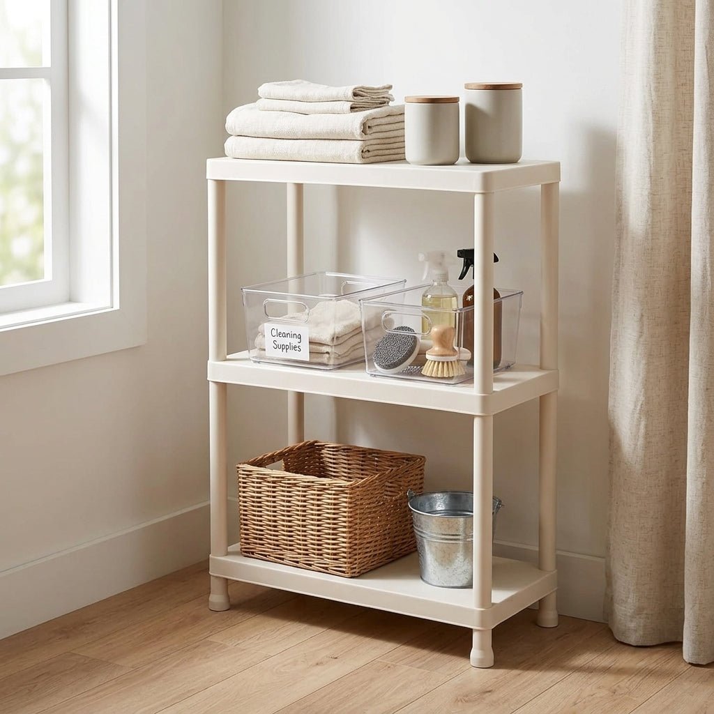 Estantería Stack Recuperado 3 Baldas Decoración de casa y estanterías Librerías y estanterías modulares cesta para ropa - Sweet Home