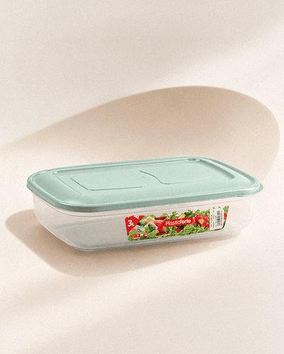Fiambrera Classic Rectangular 3 Litros - PlasticForte Fiambreras bote - Sweet Home