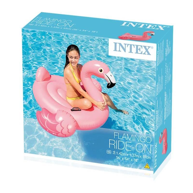 Flamenco Hinchable Gigante Intex para Piscina - Colchoneta Ride - On - Sweet Home