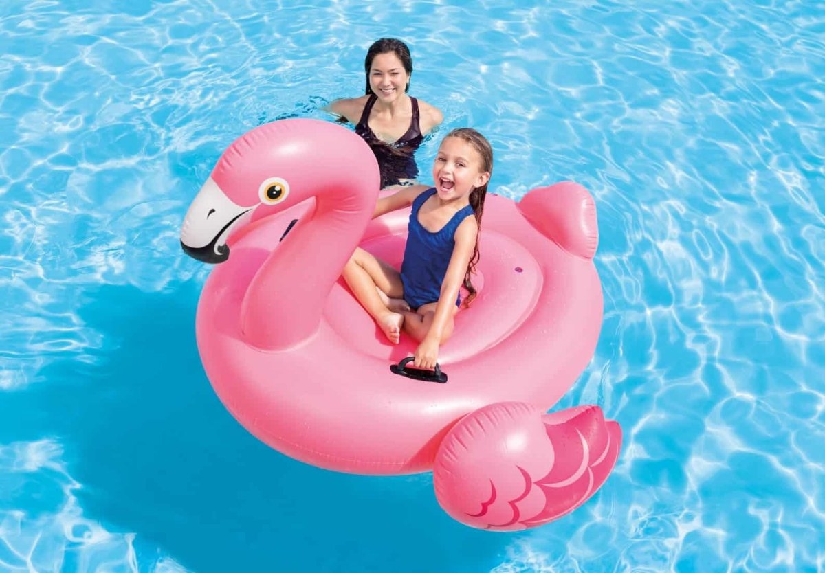 Flamenco Hinchable Gigante Intex para Piscina - Colchoneta Ride - On - Sweet Home