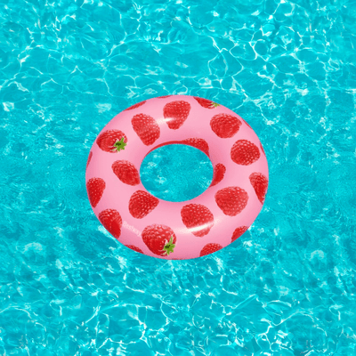 Flotador Inflable para Playa y Piscina con Aroma a Frambuesa - Sweet Home