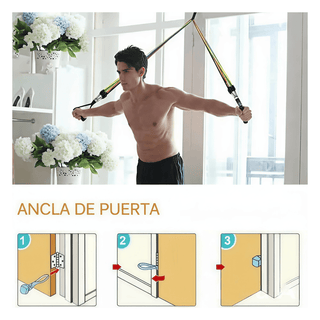 Kit 5 Bandas de Resistencia con Asas Fitness - Sweet Home