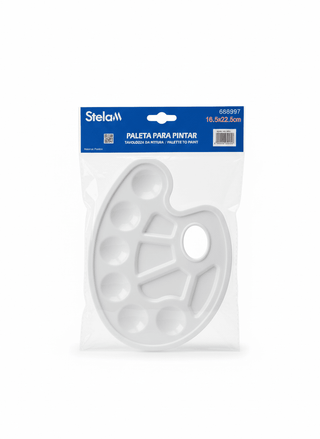 Kit de Arte Stela: 6 Témperas Gouache 45ml + Paleta + 6 Pinceles - Sweet Home