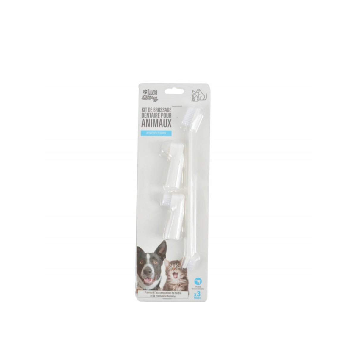Kit de Cepillo de Dientes para Perros - Sweet Home