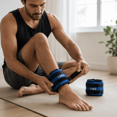 Kit de Entrenamiento Intermedio: Pesas Tobilleras 1.5kg + Set de Bandas Elásticas Bandas elásticas y cintas para ejercicios banda de resistencia - Sweet Home