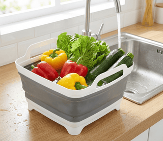 Lavabo Plegable Multifunción con Desagüe y Asas - Sweet Home