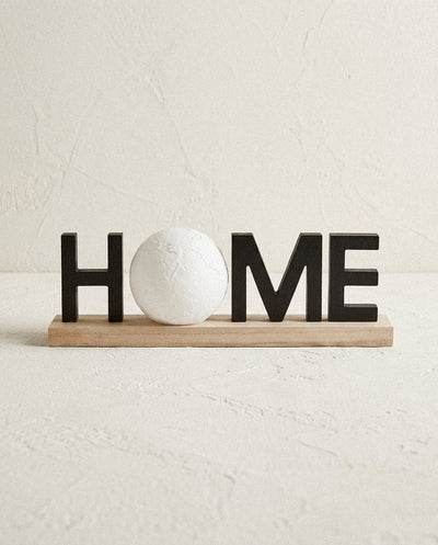 Letrero Luminoso "HOME" Decorativo de Sobremesa Negro Letreros originales Accesorios Decorativos - Sweet Home
