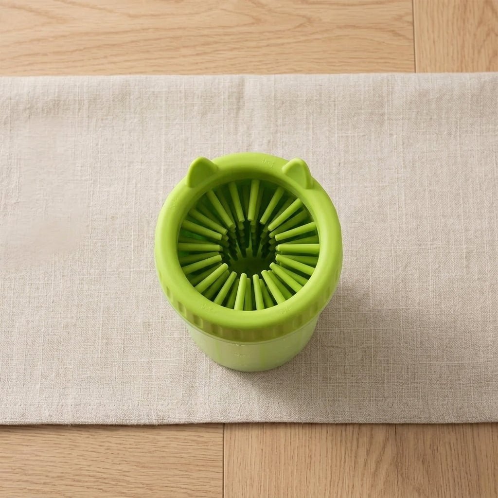 Limpia Patas para Perros | Lavador Portátil con Cepillos de Silicona Limpiador patas Accesorio para gatos - Sweet Home