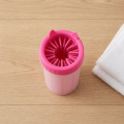 Limpia Patas para Perros | Lavador Portátil con Cepillos de Silicona Limpiador patas Accesorio para gatos - Sweet Home