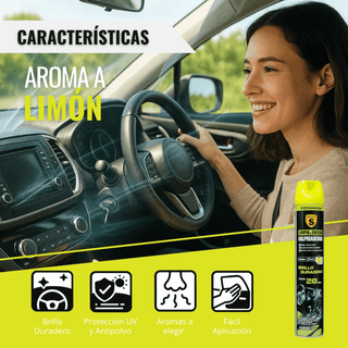 Limpia Salpicaderos Coche SPSIL | Brillo 28 días 650ml - Sweet Home