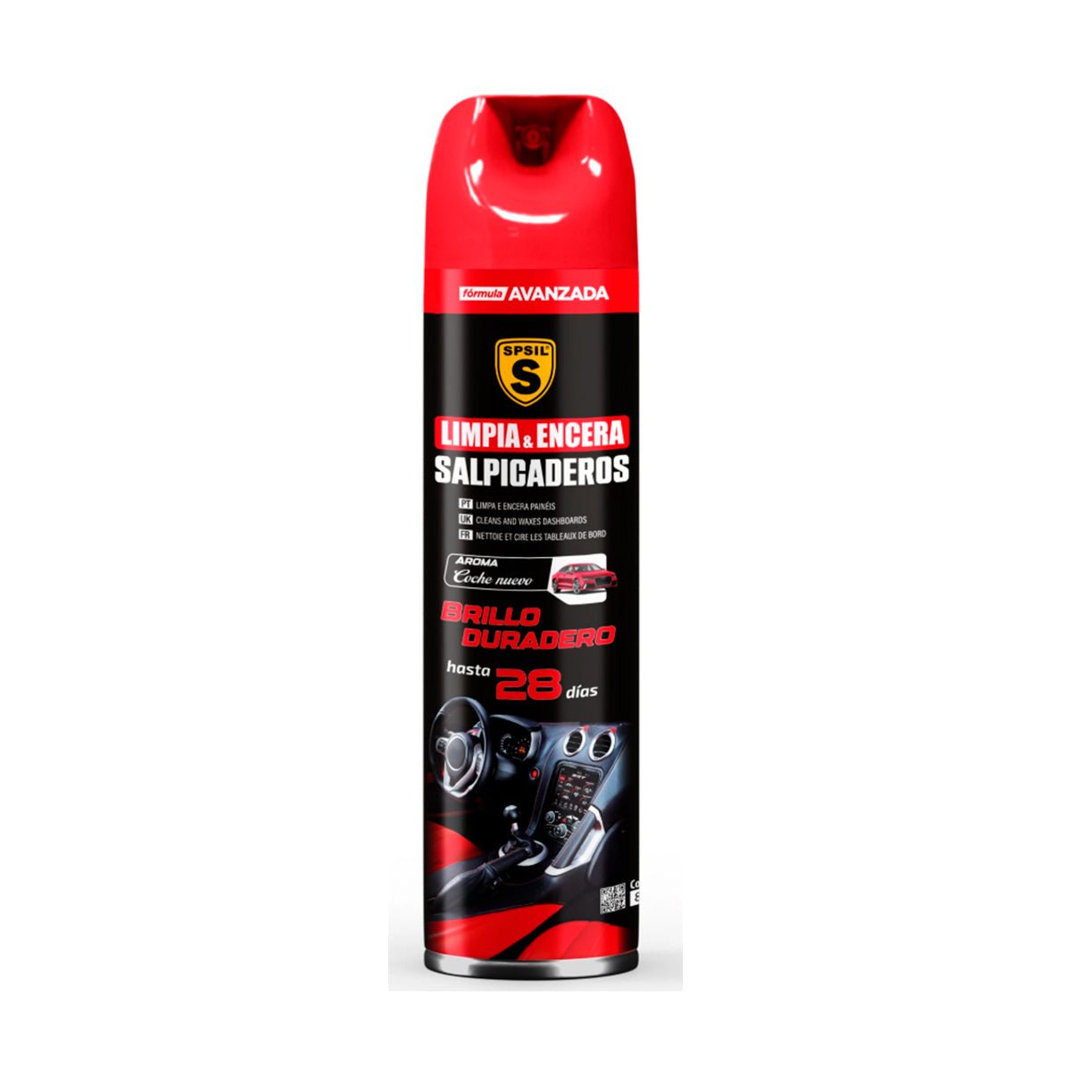 Limpia Salpicaderos Coche SPSIL | Brillo 28 días 650ml - Sweet Home