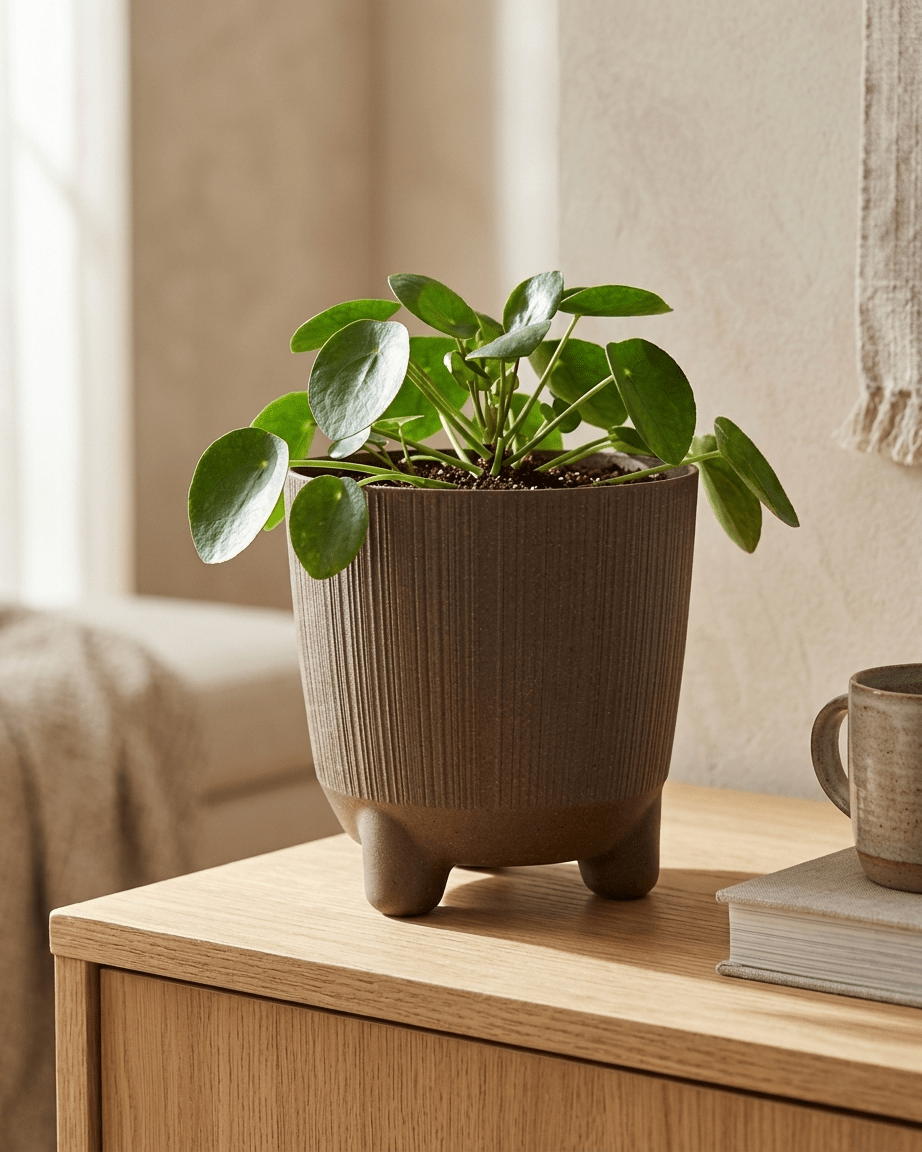 Macetero Eco Wood 4 L con patas maceteros Maceta - Sweet Home