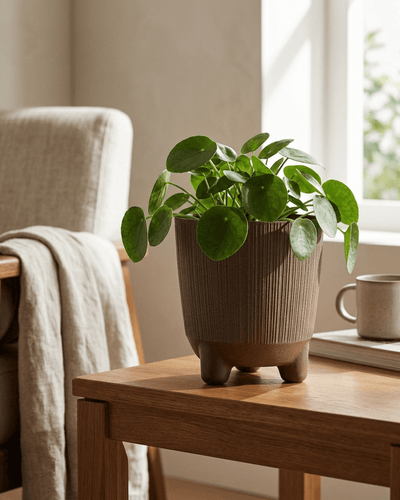 Macetero Eco Wood 4 L con patas maceteros Maceta - Sweet Home