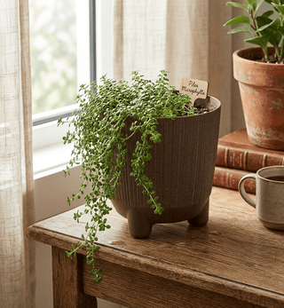 Macetero Eco Wood 4L con Patas - Diseño Sostenible - Sweet Home