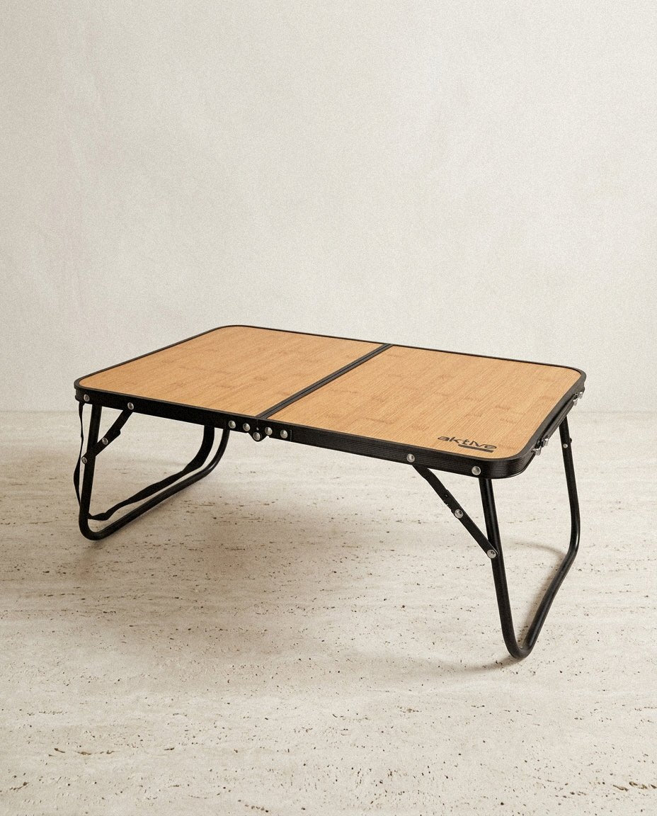 Mesa Camping Bambú Plegable – Ligera & Resistente Mobiliario de camping Camping - Sweet Home