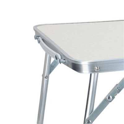 Mesa Plegable Camping Crema Ligera – Portátil y Resistente - Sweet Home