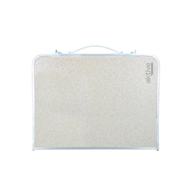 Mesa Plegable Camping Crema Ligera – Portátil y Resistente - Sweet Home
