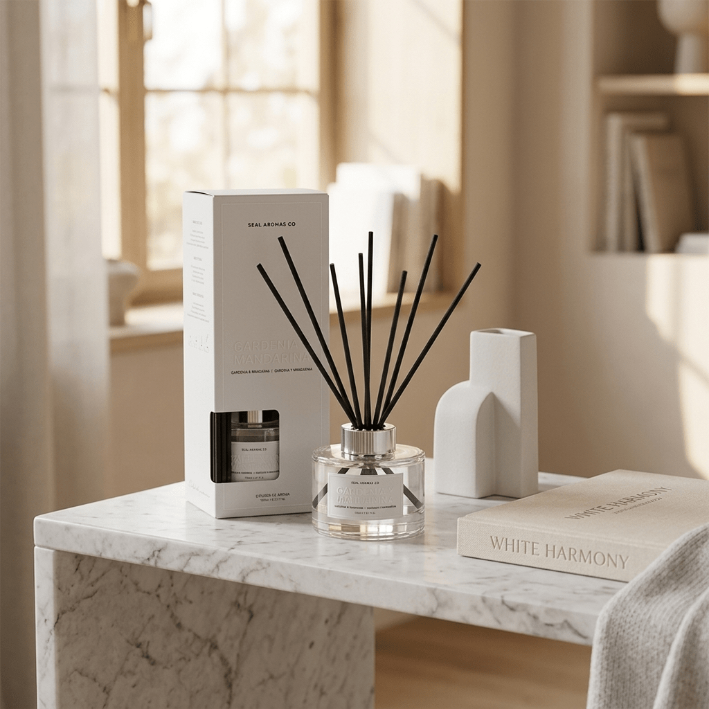 Mikado Premium 150ml - Ambientador con Varitas sin Alcohol Ambientadores Aceite hidrosoluble - Sweet Home