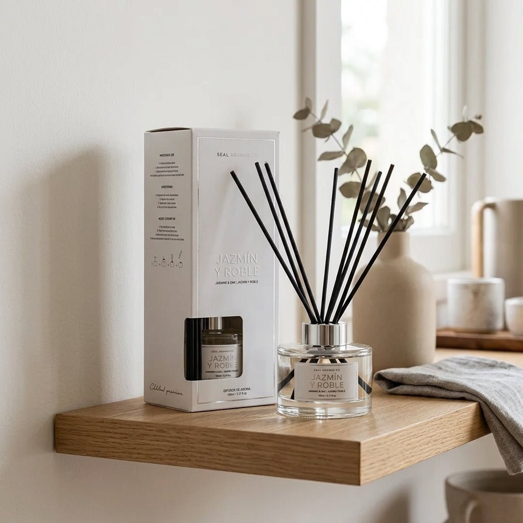 Mikado Premium 150ml - Ambientador con Varitas sin Alcohol Ambientadores Aceite hidrosoluble - Sweet Home