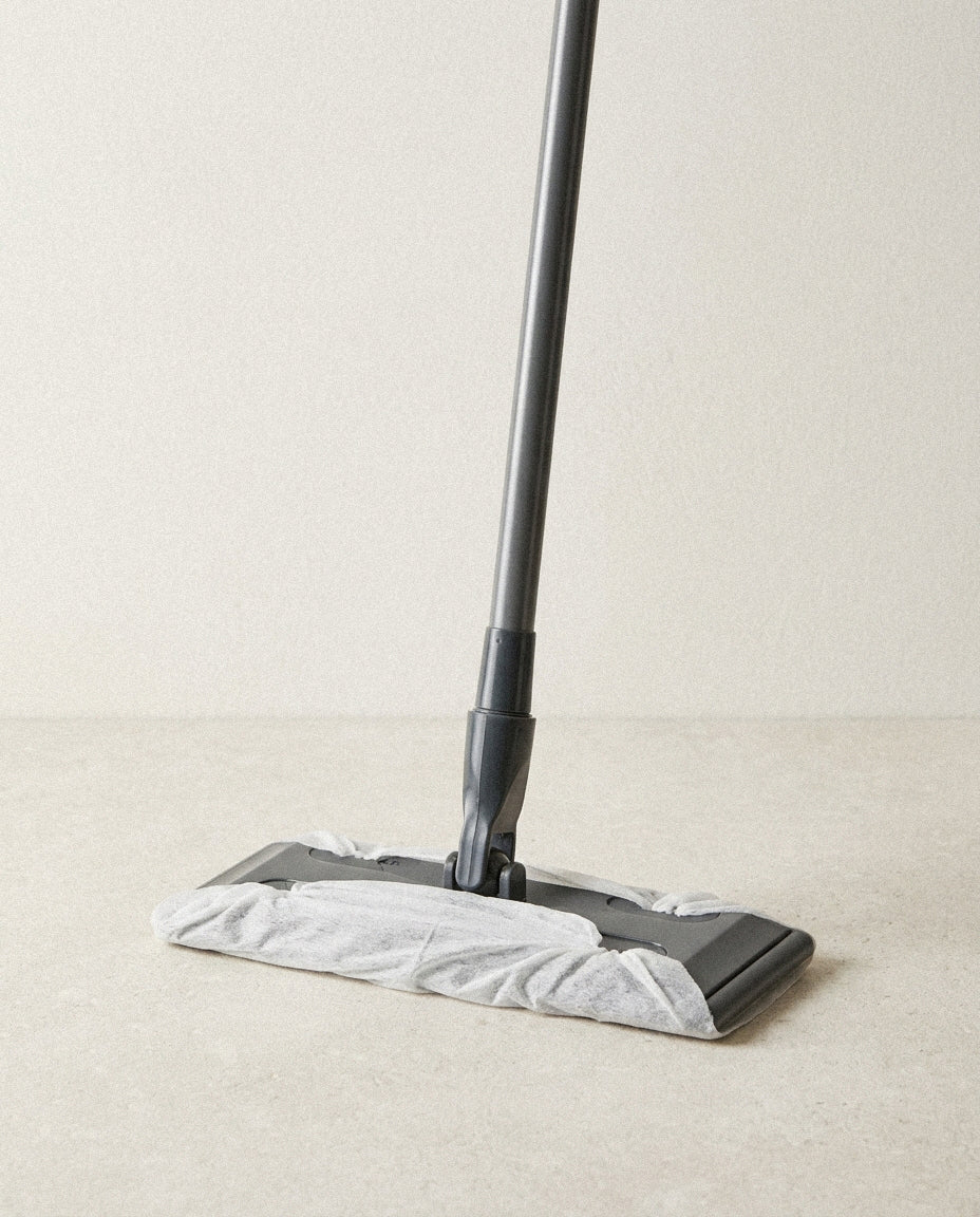 Mopa Plana de Microfibra con Mango Extensible Fregonas Limpieza - Sweet Home
