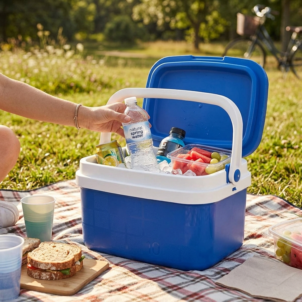 Nevera Portátil Rígida 10L y 16L - Térmica para Playa y Camping con Asa Ergonómica - Sweet Home