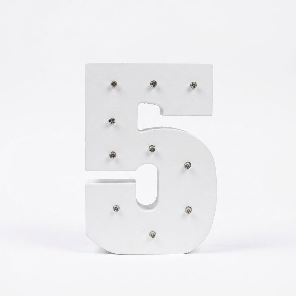 Numero de madera con luces LED | Decoración infantil y eventos números y letras para casas decoracion de cuarto - Sweet Home