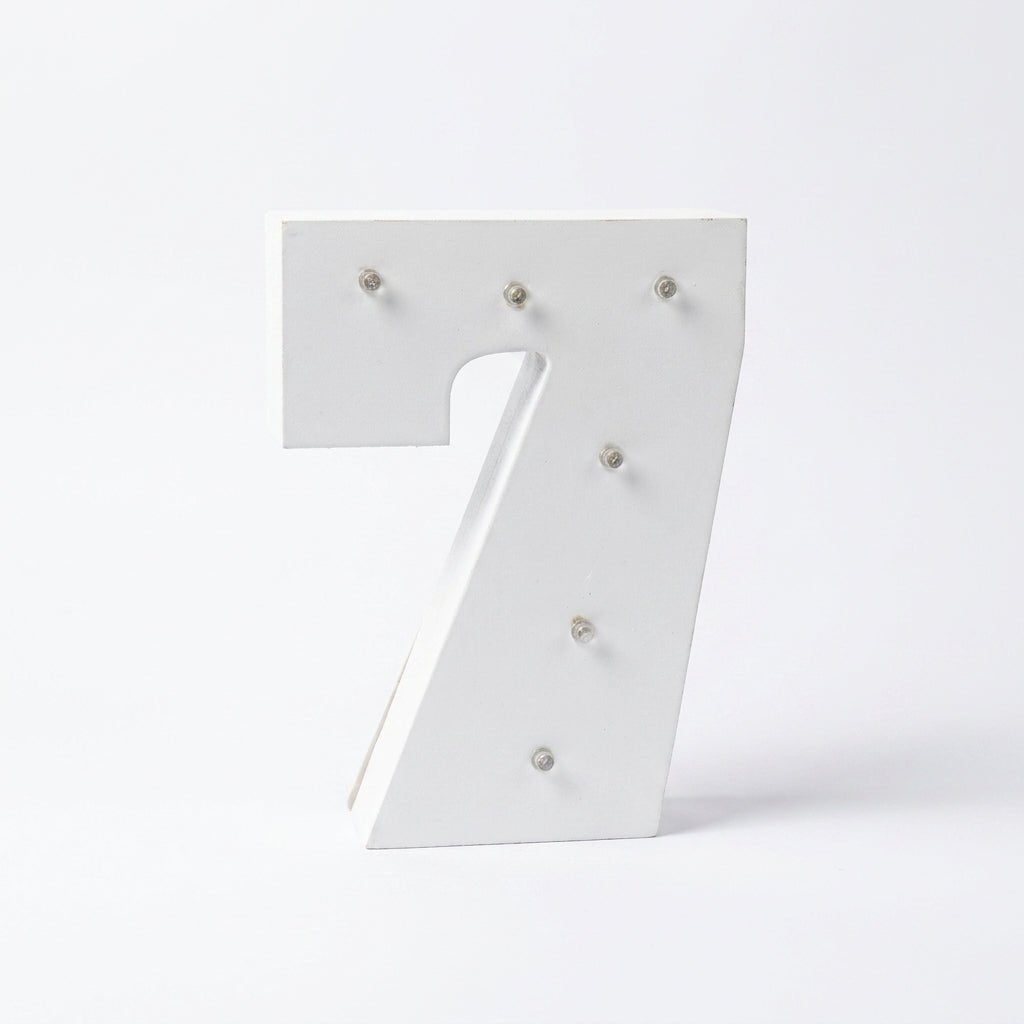 Numero de madera con luces LED | Decoración infantil y eventos números y letras para casas decoracion de cuarto - Sweet Home