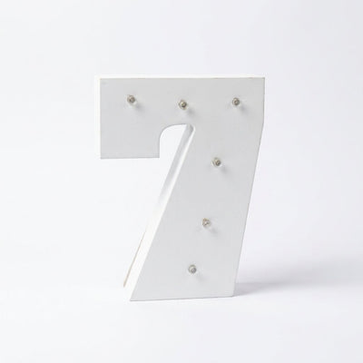 Numero de madera con luces LED | Decoración infantil y eventos números y letras para casas decoracion de cuarto - Sweet Home