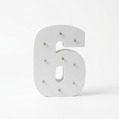 Numero de madera con luces LED | Decoración infantil y eventos números y letras para casas decoracion de cuarto - Sweet Home